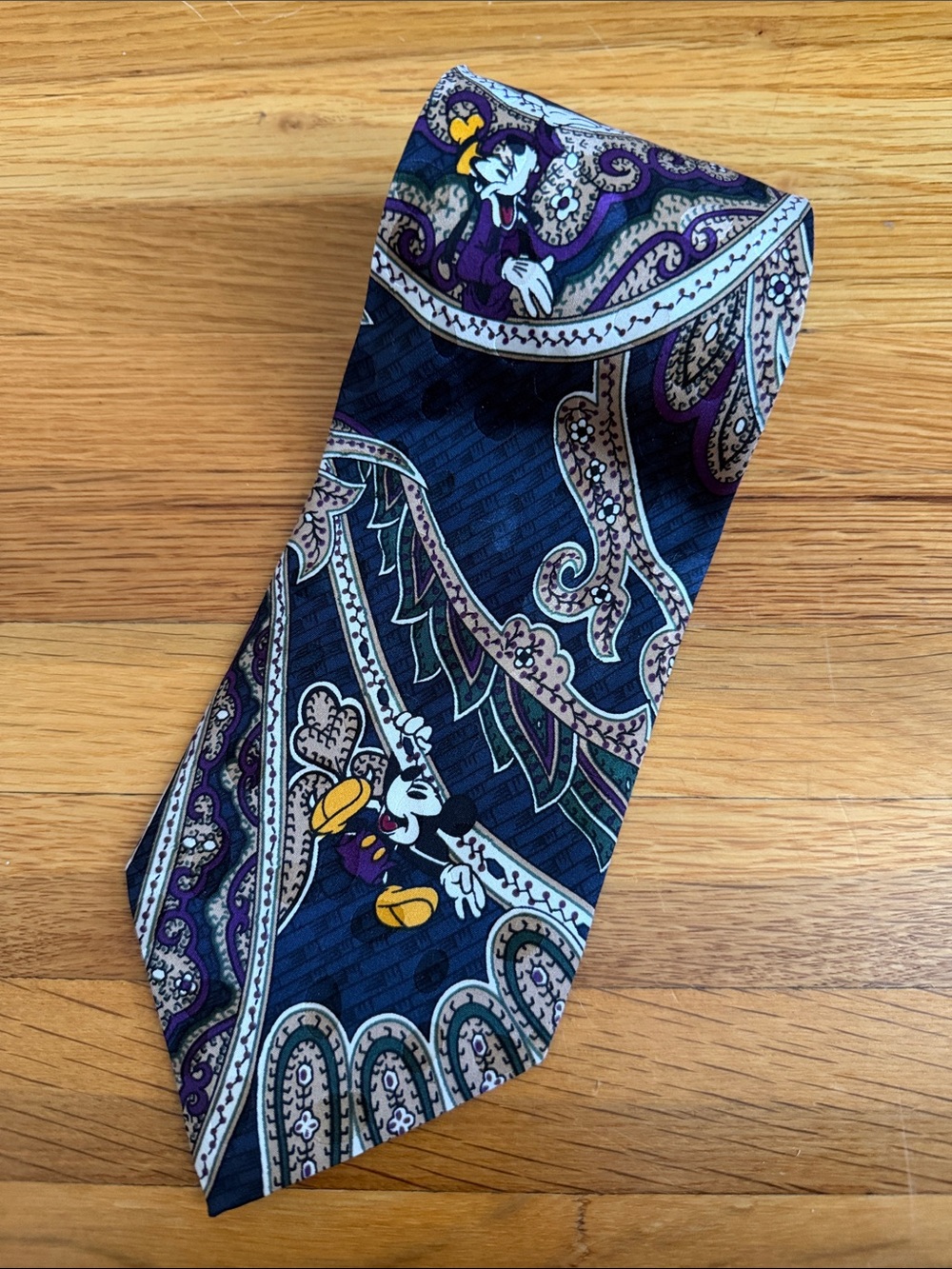 100% Silk The Disney Store Neck Tie